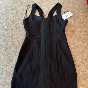 Chic Black Strapless Dress